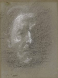 自画像。 作： Eugène Carrière