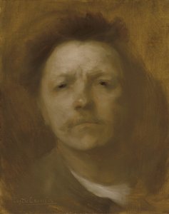 自画像、1893年 作： Eugène Carrière