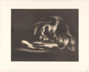 眠っている少女 ル・ソメイユ 作： Eugène Carrière