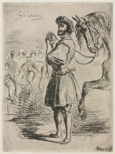 フランシス1世の時代の領主 作： Eugène Delacroix