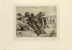 オランのアラブ人 作： Eugène Delacroix