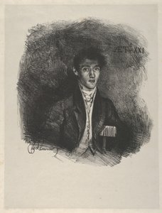 シュヴィター男爵ルイ・オーギュスト・シュヴィター、1805-1889、1826.、1826. 作： Eugène Delacroix