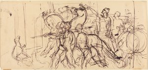 戦車兵。 作： Eugène Delacroix