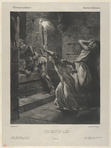デュゲスクリンの妹、1829年、1829年。 作： Eugène Delacroix