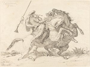 1834年、ムーア人の騎手Rencontre de Cavaliers Mauresとの出会い。