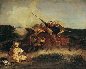 ファンタジアアラブ 作： Ferdinand Victor Eugene Delacroix