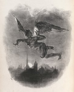 ファウスト、1828年、1828年。 作： Eugène Delacroix