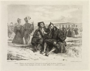 ファウストとワーグナー 作： Eugène Delacroix