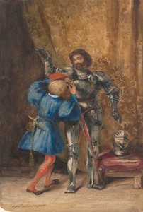 ゲッツ・フォン・ベルリヒンゲン、彼のページ・ジョージによる鎧を着ている、1826-27。