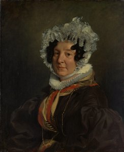マダムアンリフランソワリーゼナーフェリシテロングロイス、1786年-1847年、1835年。 作： Ferdinand Victor Eugene Delacroix