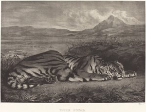 ロイヤルタイガー (Tigre Royal) 作： Eugène Delacroix