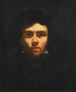 自画像、1816年頃。 作： Eugène Delacroix