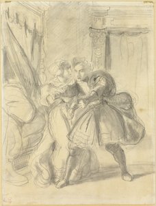 勉強 作： Eugène Delacroix