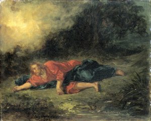 ザ・アゴニー・イン・ザ・ガーデン 作： Eugène Delacroix