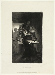 鍛冶屋 作： Eugène Delacroix