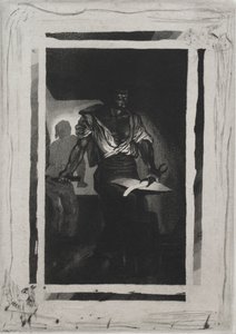 鍛冶屋 作： Eugène Delacroix
