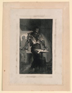 鍛冶屋 作： Eugène Delacroix