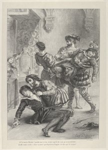 ハムレットの死, 1843., 1843. 作： Eugène Delacroix