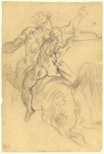 アキレスの教育 作： Eugène Delacroix