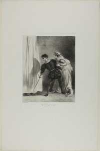 ハムレット』より「ポローニアスの殺人」第9曲 作： Eugène Delacroix