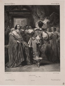 Chronicles of France: Scene of the Fronde - コンデ王子 作： Eugène François Marie Joseph Devéria