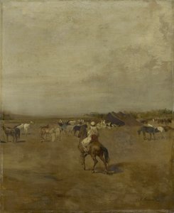 アラビア野営地、1847年頃 作： Eugène Fromentin