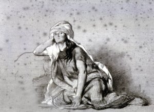 サヘルのベルベル人女性 作： Eugène Fromentin