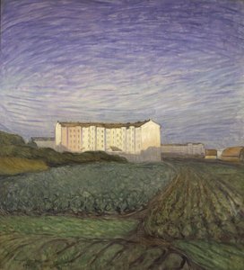 町の郊外、1899 作： Eugène Jansson