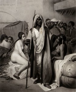 マーシャン・デスクラーヴ（奴隷商人）、1835年頃（メゾチント画） 作： Eugène Jazet