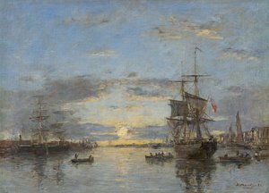 ドイツ語: ル・アーヴル夕暮れの外港 ル・アーヴル：夕暮れの外港 作： ユージン・ルイ・ブーダン