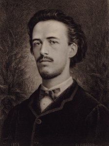 作曲家ベンジャミン・ゴダールの肖像 1849-1895, 1878. 作： Eugène Louis Pirodon