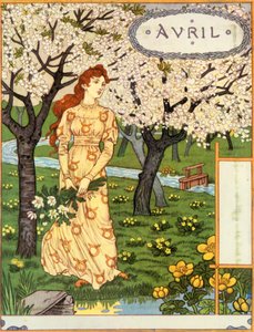 1896年4月。 作： Eugene Grasset