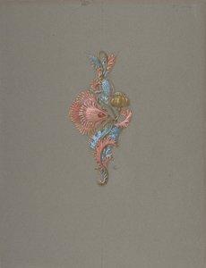 ペンダントのデザイン、 . 作： Eugene Grasset