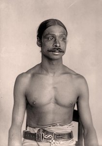 スリランカ人の肖像、1890年頃