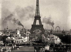 パリ万国博覧会の眺め。 1900 作： Eugène Trutat
