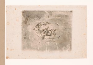 牛と子牛の頭 作： Eugène Verboeckhoven