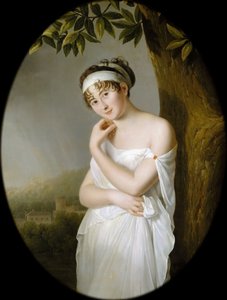 レカミエ夫人の肖像、ジュリーバーナード1777-1849 作： Eulalie Morin