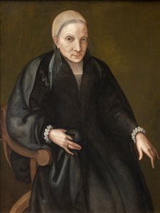 画家の義理の母の肖像 作： Europa Anguissola
