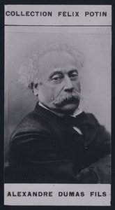 アレクサンドル・デュマ・フィル（1824-1895）（モノクロ写真 作： European Photographer