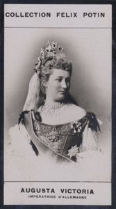 アウグスタ＝ヴィクトリア、インペラトリーチェ・ダールマーニュ（1858年）（モノクロ写真 作： European Photographer