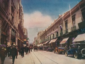 Calle Ahumada, Santiago, Chile (写真) 作： European Photographer