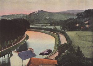 Chateaulin、ブレスト運河のナント 作： European Photographer