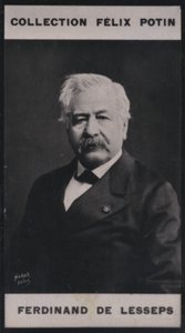 フェルディナンド・マリー・ド・レセップス（1805-1894）（モノクロ写真