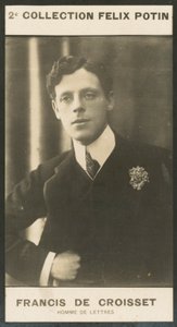 文学者フランシス・ドゥ・クロワセ 作： European Photographer
