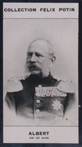 Frederic-Auguste Albert, Roi De Saxe (1828-1902) (bw photo) 作： European Photographer