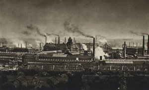 ドイツ、クルップ製鋼所（モノクロ写真 作： European Photographer