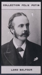 ジェームズ-アーサー・バルフォア（1848年）（モノクロ写真 作： European Photographer