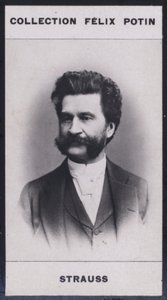 ヨハン・シュトラウス（1825-1899）（モノクロ写真 作： European Photographer