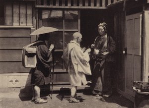 京都、巡礼者（モノクロ写真） 作： European Photographer