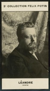 Leandre, Painter (モノクロ写真) 作： European Photographer